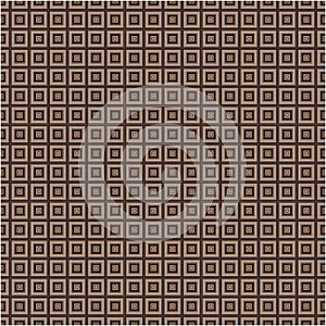 Ethnic Chequered Seamless Squares Vector Background Fabric Texture