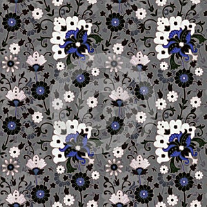 Ethnic floral pattern