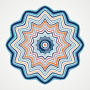 Ethnic Fractal Mandala