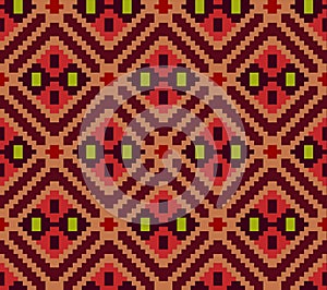 Ethnic geometric ornament. pattrn photo