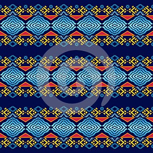 ethnic geometric seamless pattern