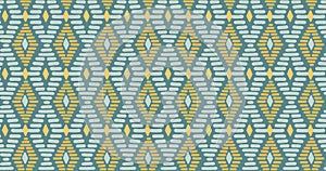 Ethnic geometric seamless pattern. Modern abstract design for paper, cover, fabric, interior decor and other