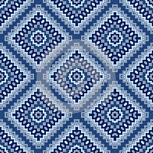 Ethnic hand drawn seamless pattern.