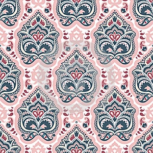 Ethnic hand drawn seamless pattern