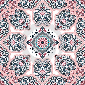 Ethnic hand drawn seamless pattern