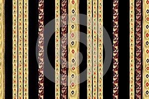 Gold Chain with leopard print pattern