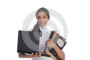 Etnický indický vysoká škola přenosný počítač osobní počítač 