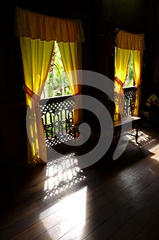 Ethnic Interior, old Malay house traditional
