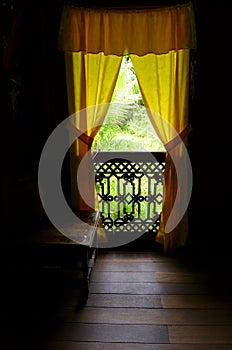 Ethnic Malay antique house interior