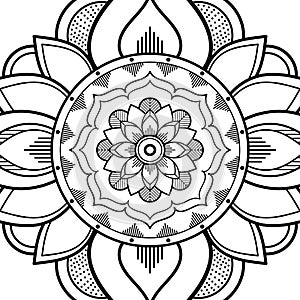 Ethnic Mandala Ornament