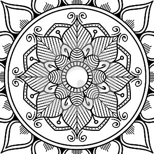 Ethnic Mandala Ornament