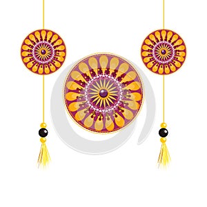 Ethnic mandalas indu style hanging