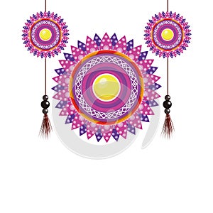 Ethnic mandalas indu style hanging