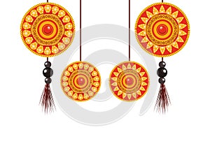 Ethnic mandalas indu style hanging