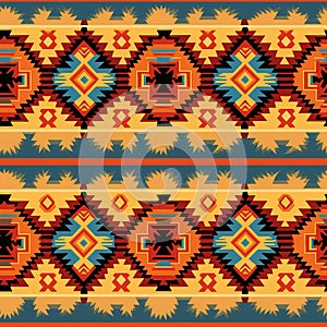 ethnic motifs, tapestry. African, South American patterns in red-brown colors