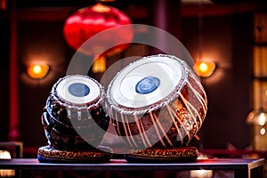 An ethnic musical instruments tabla