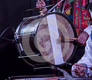 Ethnic musician instrument