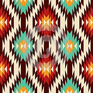 Ethnic ornament. Navajo pattern