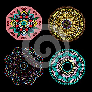 Ethnic ornament set