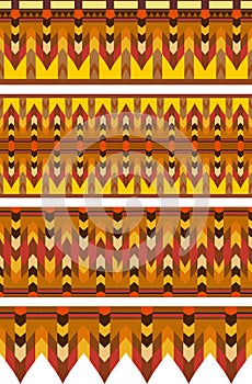 Ethnic Pattern Stripe Set