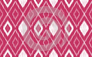 Ethnic pattern vector, Geometric zigzag textile background, Embroidery craft aztec wallpaper for digital print