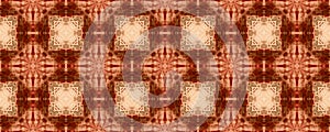 Ethnic Print. Ceramic Tile Design. Chocolate Textile Print Repeat. Tie and Dye Seamless Textile Print. Brown Paper Texture Tile.