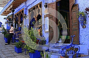 Ethnic restaurant in Chefchaouen, Morocco