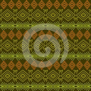 Ethnic seamless african pattern