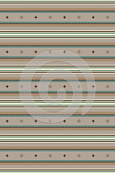 Ethnic seamless pattern. Geometric background. Southwestern decor. Mexican blanket, rug. Woven carpet illustration