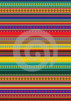 Ethnic seamless pattern. Traditional ornament background. Folk ornamental texture. Bright colors.