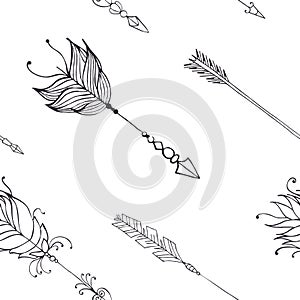 Ethnic seamless patterns collection, tribal vector patterns for design, boho patterns set