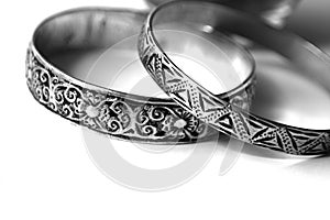 Ethnic Silver Bracelets