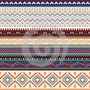 Ethnic striped ornated pattern .Tribal background .