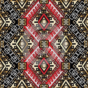 Ethnic style greek seamless pattern.