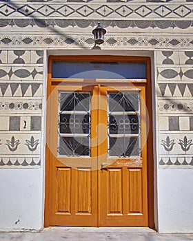 Ethnic style house entrance, Chios island