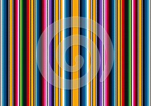 Ethnic textile background. Serape mexican blanket. Mexican stripe seamless pattern. Ornament for Cinco de Mayo decor. photo