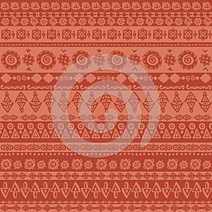 Ethnic vintage stripes - vector ornament, seamless vector pattern. Ethnic striped background.