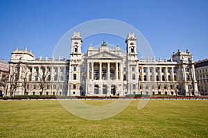 Ethnographic Museum building in Budapest, Hungary