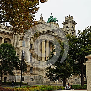 Ethnographic Museum in Kossuth Square, opposite the Parliament building, Budapest