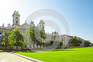 Ethnographic Museum located near Hungarian National Parliament in Budapest, Hungary