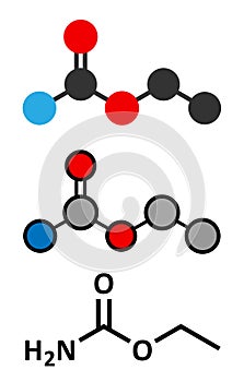 Ethyl carbamate carcinogenic molecule. Present in fermented food and beverages and especially in distilled beverages