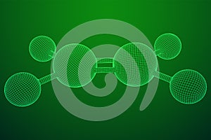 Ethylene ethene molecule.