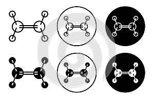 ETHYLENE MOLECULE ICON