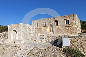 Etia village at Crete island, Greece