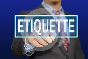 Etiquette Concept