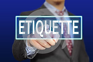 Etiquette Concept photo
