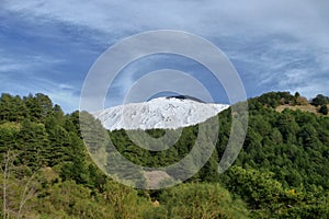 Etna Mount Snowy Top, Sicily