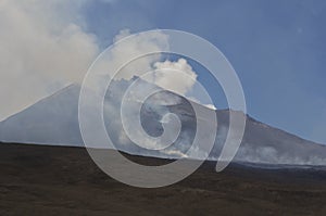 Etna Vulcan landscape