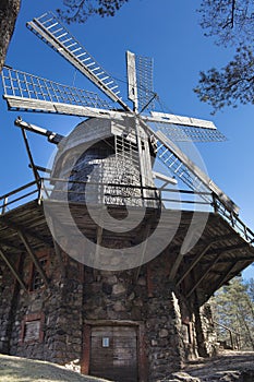 Etnographic windmills in the museum