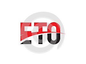 ETO Letter Initial Logo Design Vector Illustration